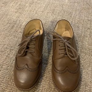 Janie & Jack Boys Leather Wing tip Shoe Size 13